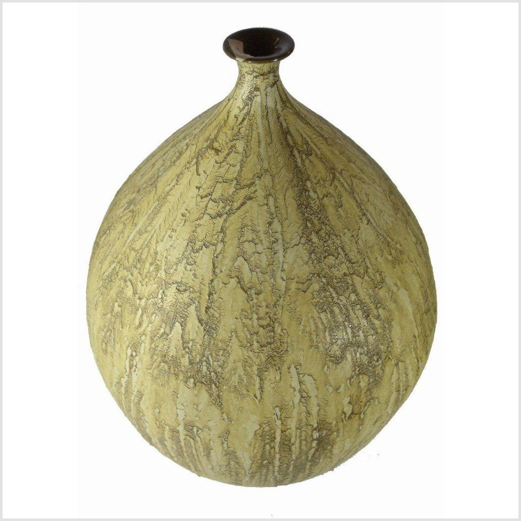 Artisan Large Ceramic Vase-4. Asian & Chinese Furniture, Art, Antiques, Vintage Home Décor for sale at FEA Home