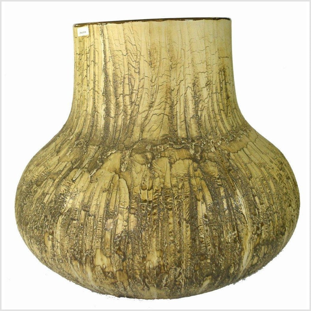 Artisan Large Ceramic Vase-5. Asian & Chinese Furniture, Art, Antiques, Vintage Home Décor for sale at FEA Home