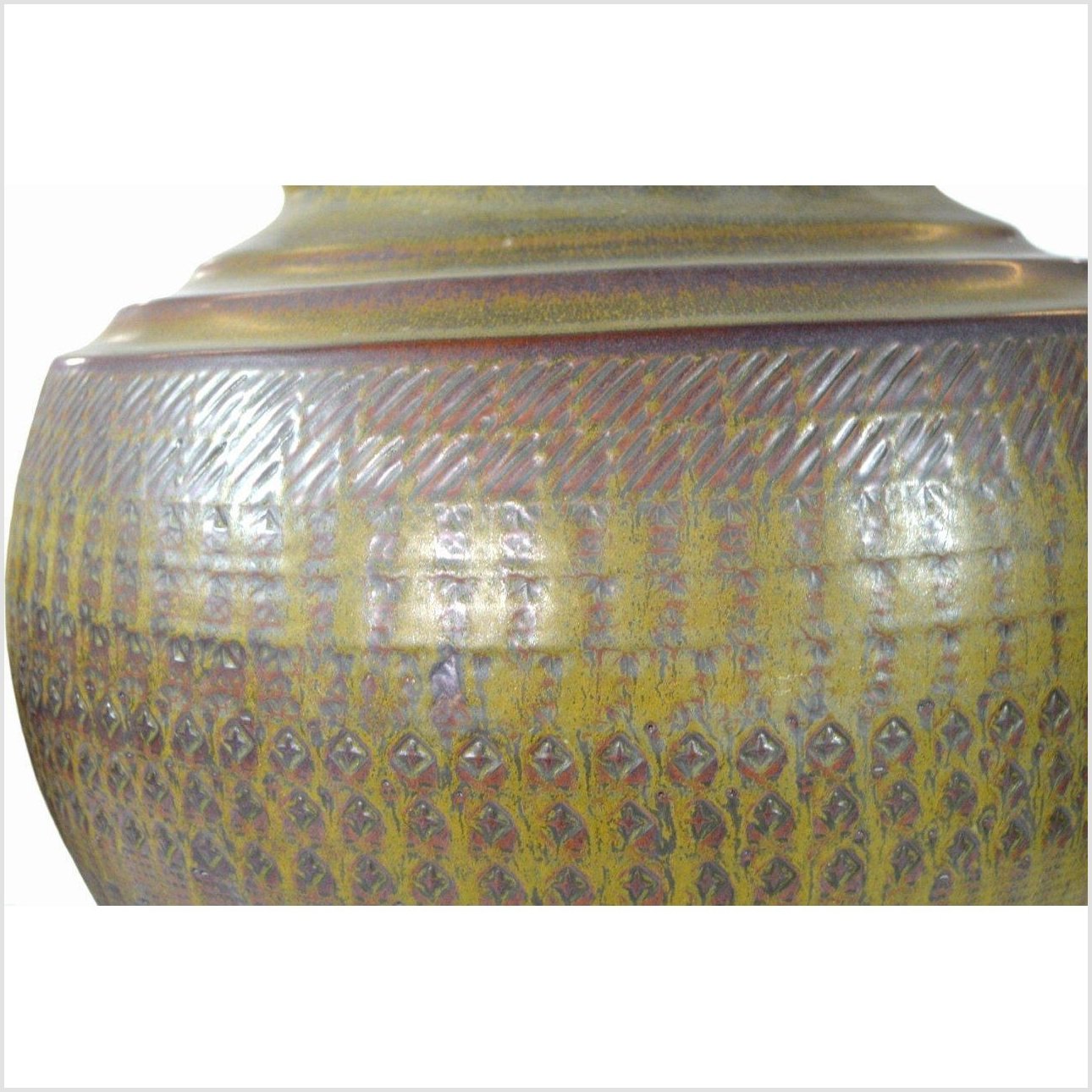 Artisan Large Ceramic Vase-5. Asian & Chinese Furniture, Art, Antiques, Vintage Home Décor for sale at FEA Home