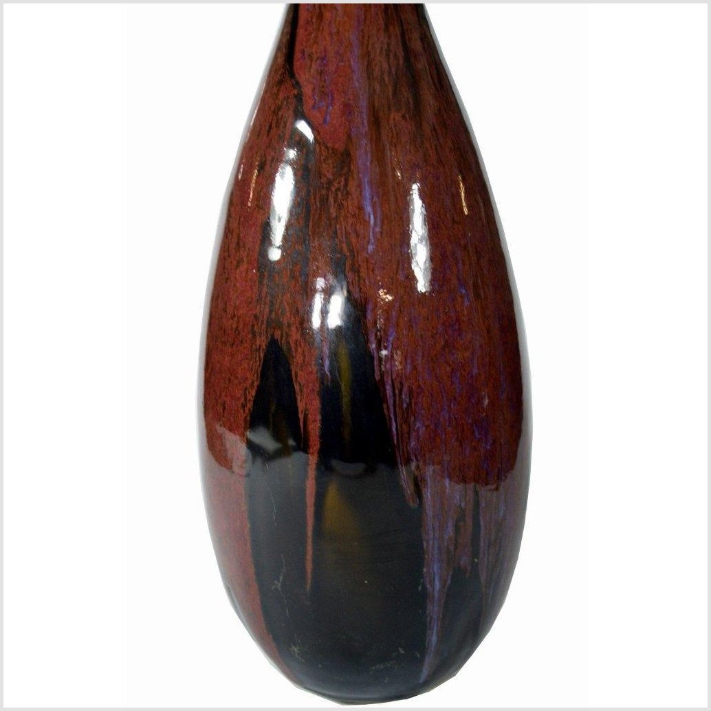 Artisan Large Ceramic Vase-4. Asian & Chinese Furniture, Art, Antiques, Vintage Home Décor for sale at FEA Home