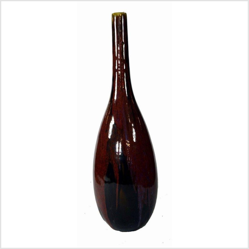 Artisan Large Ceramic Vase-6. Asian & Chinese Furniture, Art, Antiques, Vintage Home Décor for sale at FEA Home