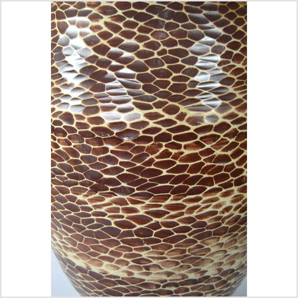 Artisan Large Ceramic Vase-3. Asian & Chinese Furniture, Art, Antiques, Vintage Home Décor for sale at FEA Home