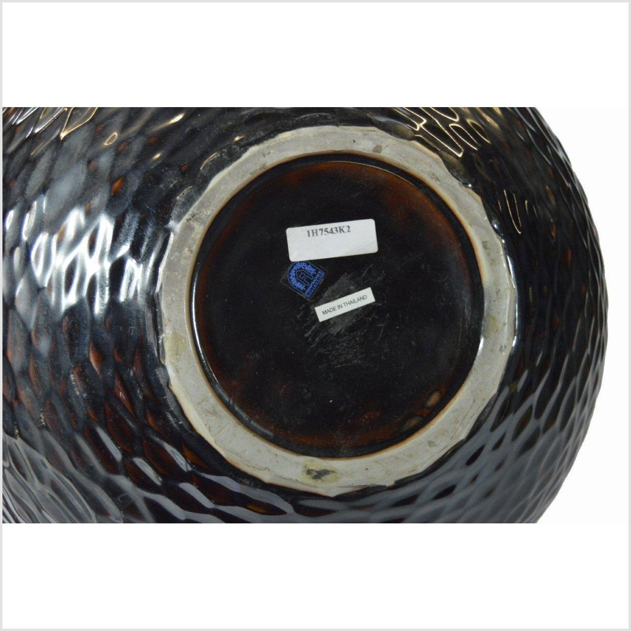 Artisan Large Ceramic Vase-5. Asian & Chinese Furniture, Art, Antiques, Vintage Home Décor for sale at FEA Home