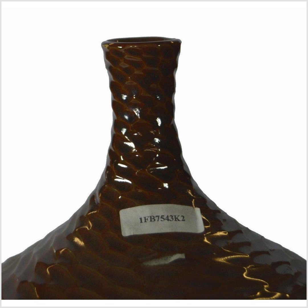 Artisan Large Ceramic Vase-3. Asian & Chinese Furniture, Art, Antiques, Vintage Home Décor for sale at FEA Home