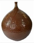 Artisan Large Ceramic Vase-5. Asian & Chinese Furniture, Art, Antiques, Vintage Home Décor for sale at FEA Home