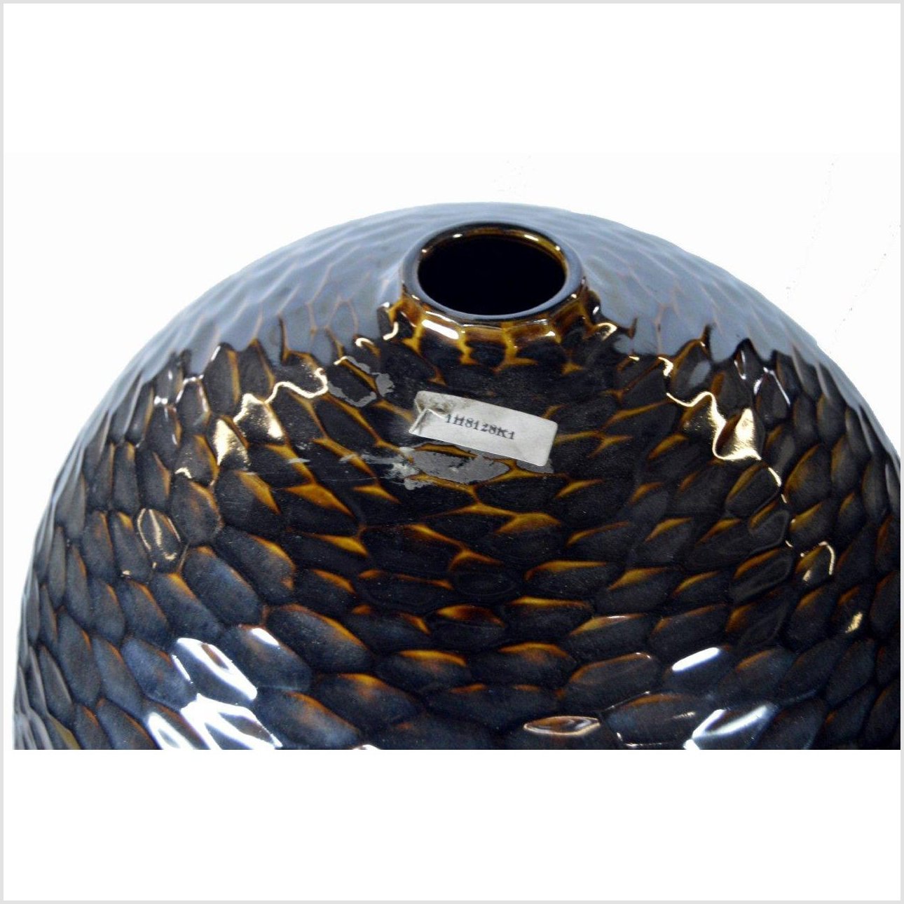 Artisan Large Ceramic Vase-3. Asian & Chinese Furniture, Art, Antiques, Vintage Home Décor for sale at FEA Home