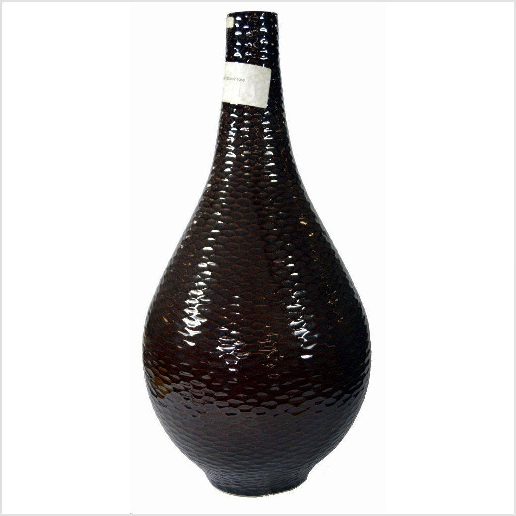 Artisan Large Ceramic Vase-4. Asian & Chinese Furniture, Art, Antiques, Vintage Home Décor for sale at FEA Home