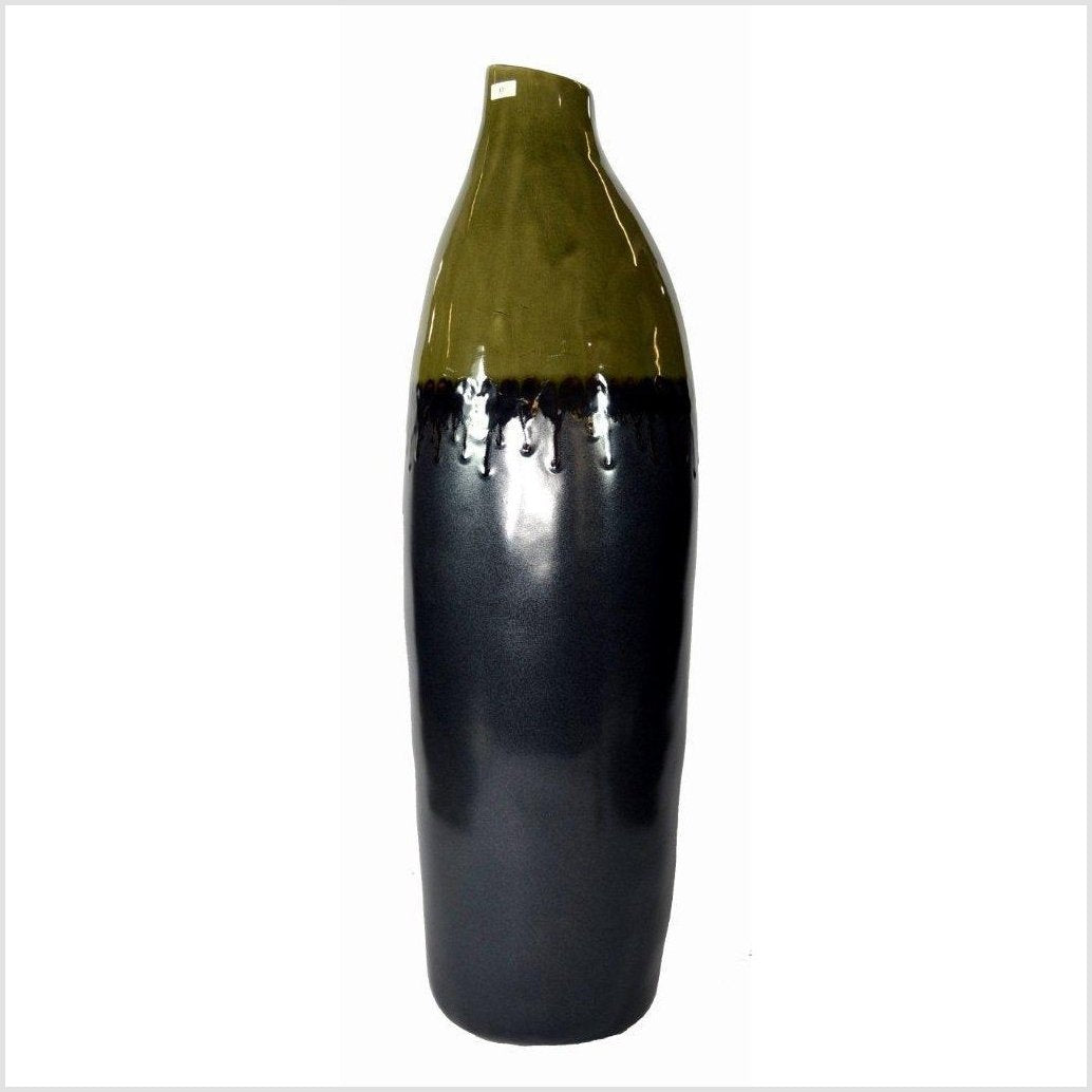 Artisan Large Ceramic Vase-4. Asian & Chinese Furniture, Art, Antiques, Vintage Home Décor for sale at FEA Home