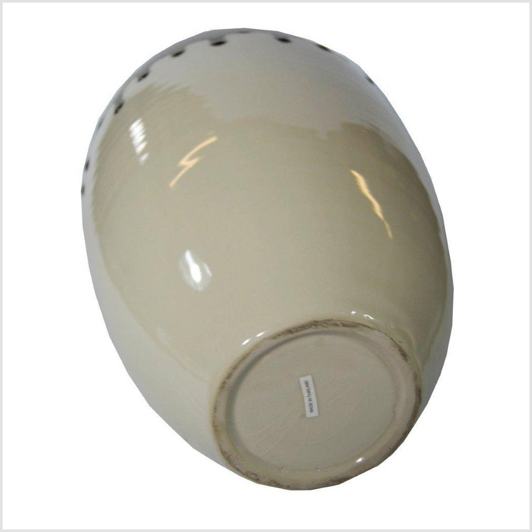 Artisan Large Ceramic Vase-4. Asian & Chinese Furniture, Art, Antiques, Vintage Home Décor for sale at FEA Home