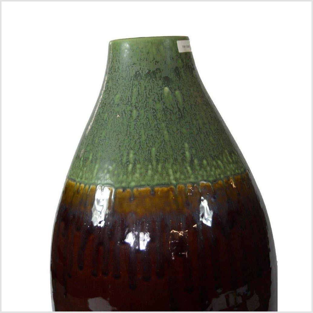 Artisan Large Ceramic Vase-3. Asian & Chinese Furniture, Art, Antiques, Vintage Home Décor for sale at FEA Home