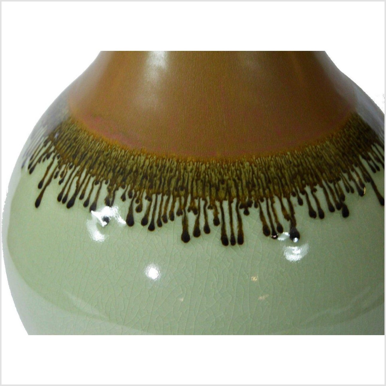 Artisan Large Ceramic Vase-3. Asian & Chinese Furniture, Art, Antiques, Vintage Home Décor for sale at FEA Home