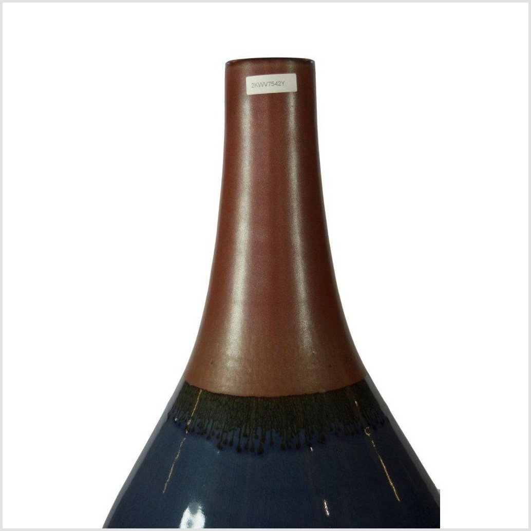 Artisan Large Ceramic Vase-5. Asian & Chinese Furniture, Art, Antiques, Vintage Home Décor for sale at FEA Home