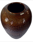 Artisan Large Ceramic Vase-3. Asian & Chinese Furniture, Art, Antiques, Vintage Home Décor for sale at FEA Home