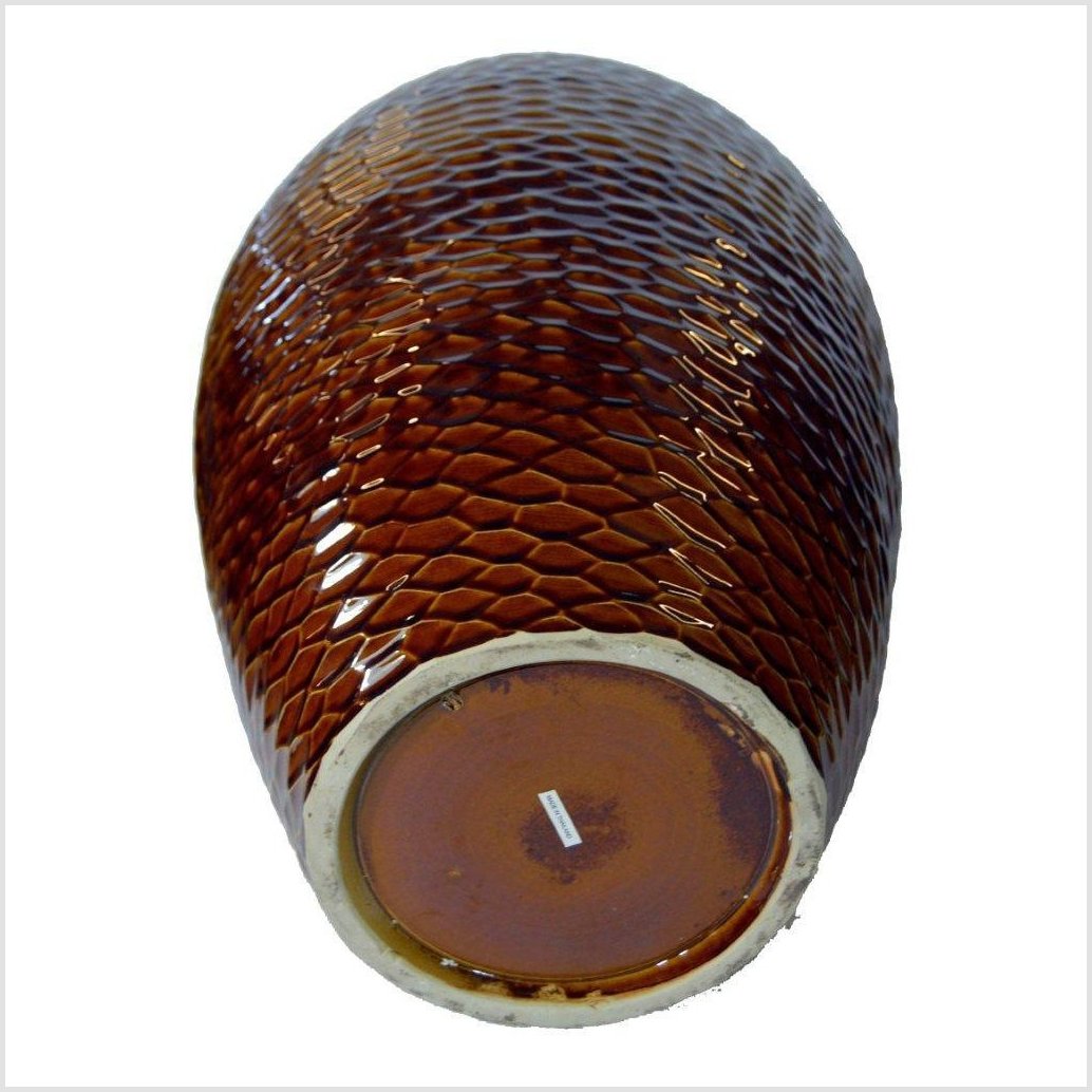 Artisan Large Ceramic Vase-4. Asian & Chinese Furniture, Art, Antiques, Vintage Home Décor for sale at FEA Home