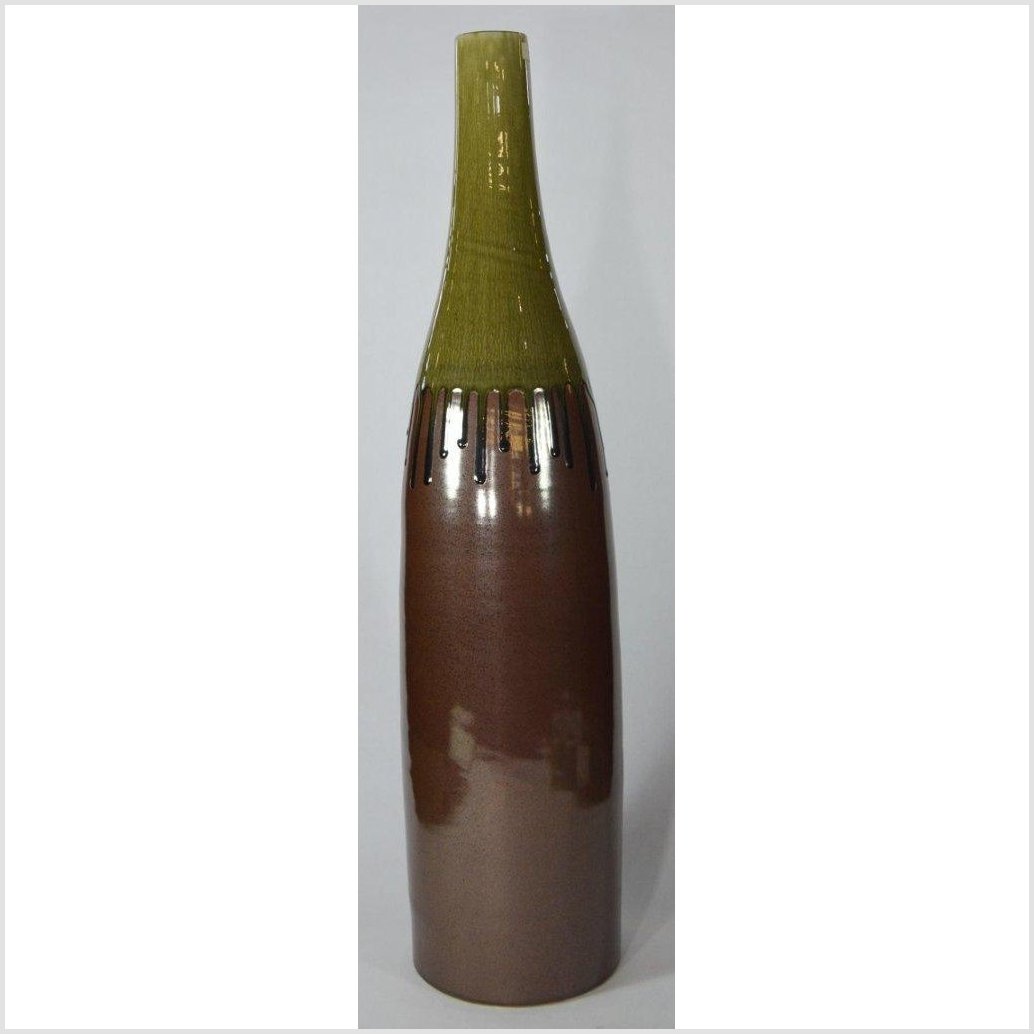 Artisan Large Ceramic Vase-3. Asian & Chinese Furniture, Art, Antiques, Vintage Home Décor for sale at FEA Home
