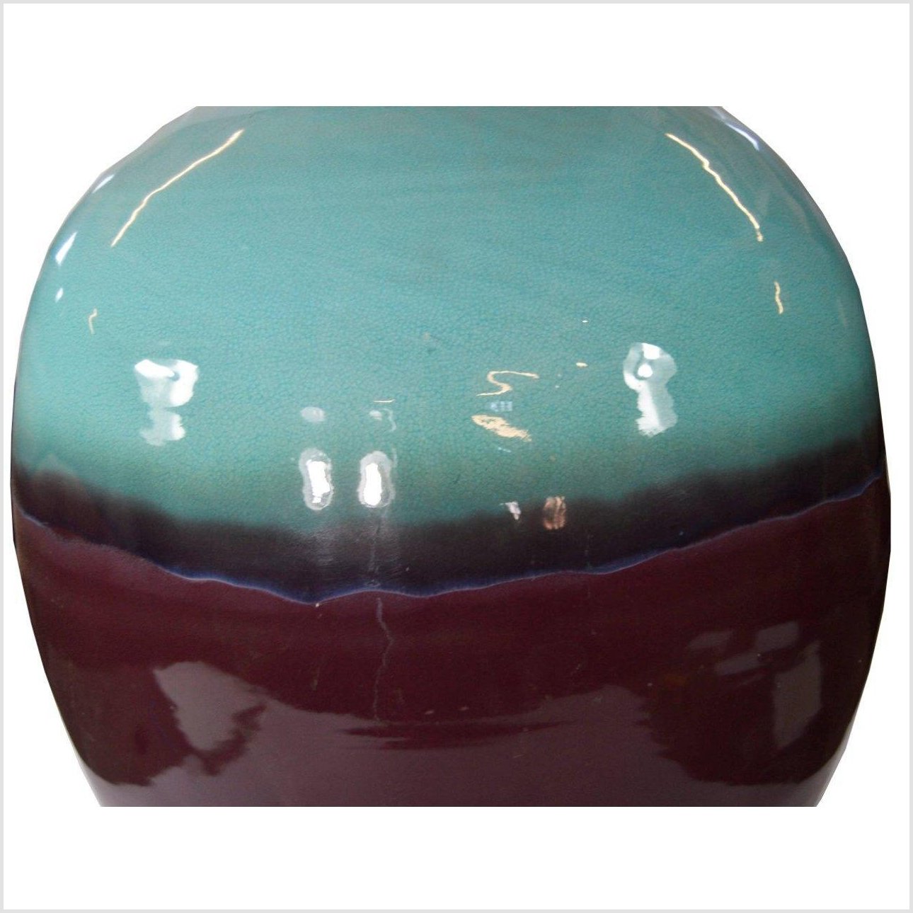 Artisan Large Ceramic Vase-3. Asian & Chinese Furniture, Art, Antiques, Vintage Home Décor for sale at FEA Home