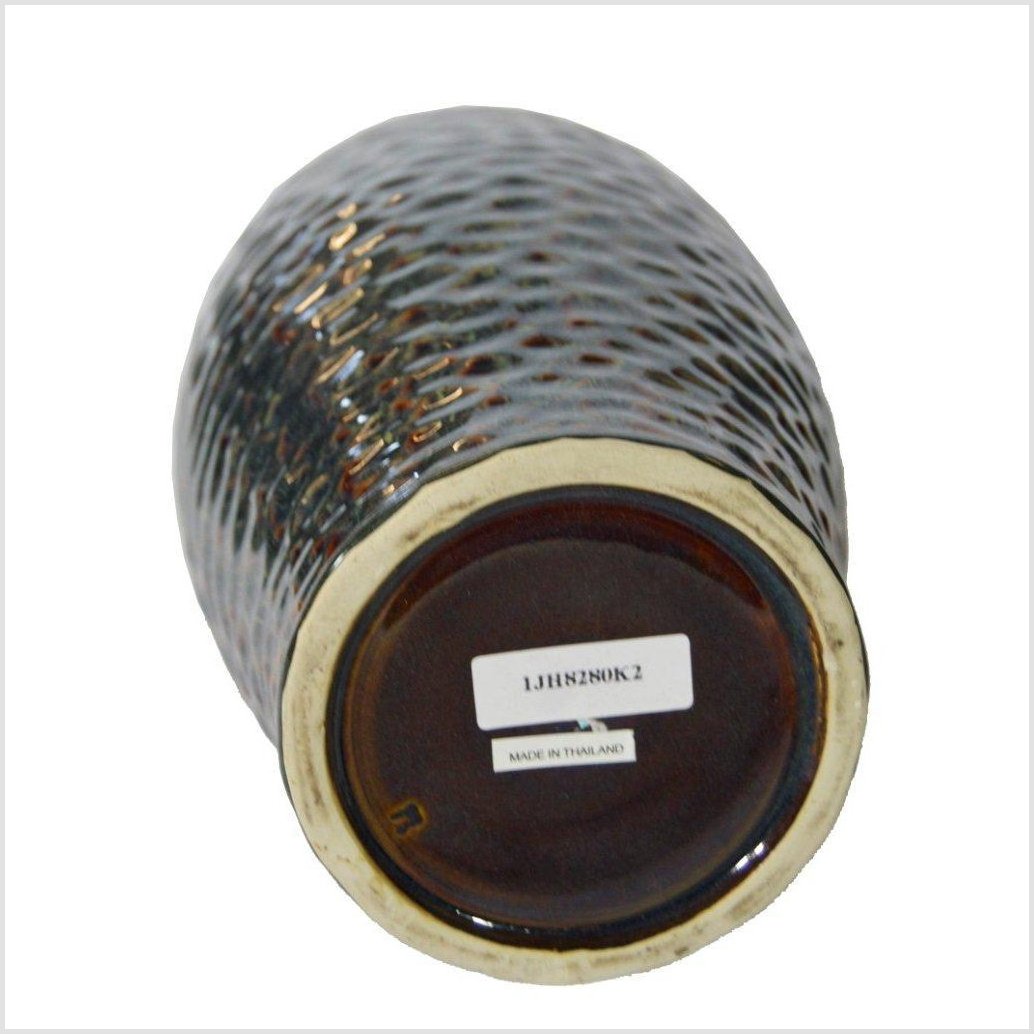 Artisan Large Ceramic Vase-3. Asian & Chinese Furniture, Art, Antiques, Vintage Home Décor for sale at FEA Home