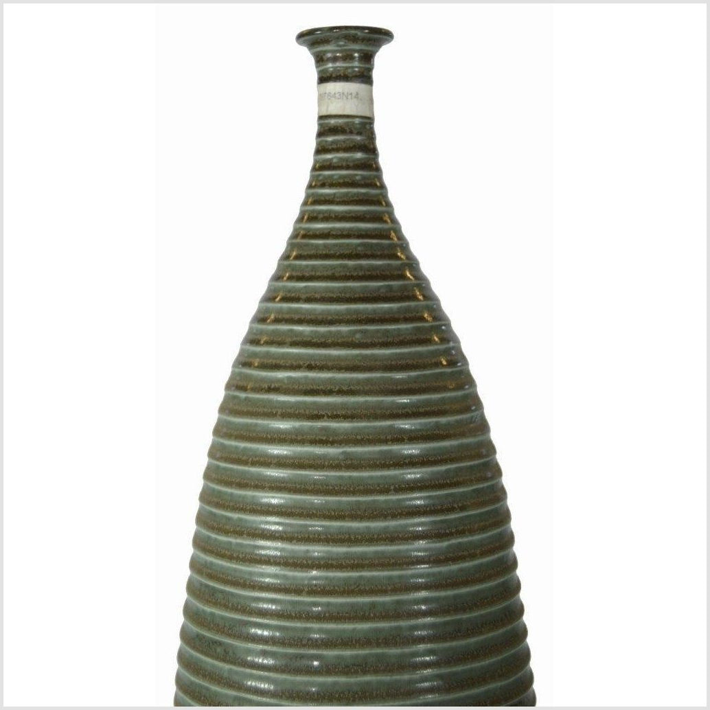 Artisan Large Ceramic Vase-4. Asian & Chinese Furniture, Art, Antiques, Vintage Home Décor for sale at FEA Home