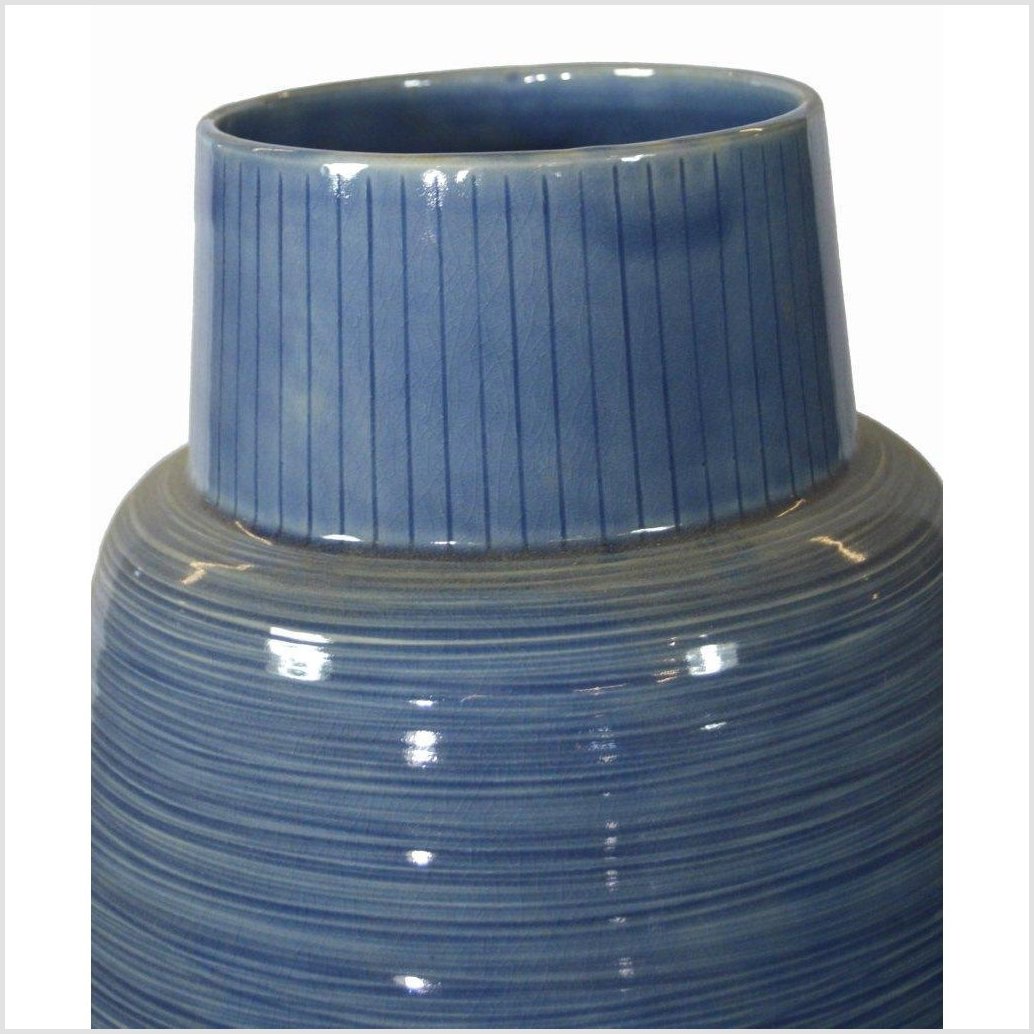 Artisan Large Ceramic Vase-3. Asian & Chinese Furniture, Art, Antiques, Vintage Home Décor for sale at FEA Home