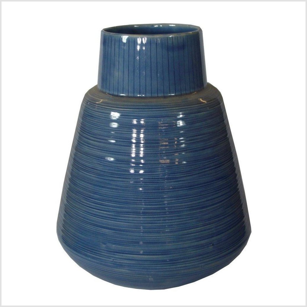 Artisan Large Ceramic Vase-4. Asian & Chinese Furniture, Art, Antiques, Vintage Home Décor for sale at FEA Home
