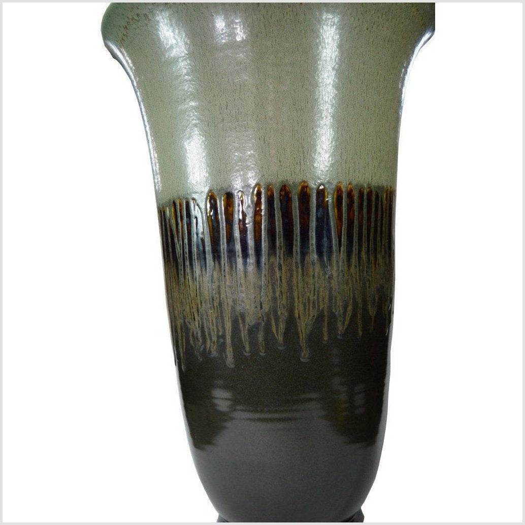 Artisan Large Ceramic Vase-4. Asian & Chinese Furniture, Art, Antiques, Vintage Home Décor for sale at FEA Home