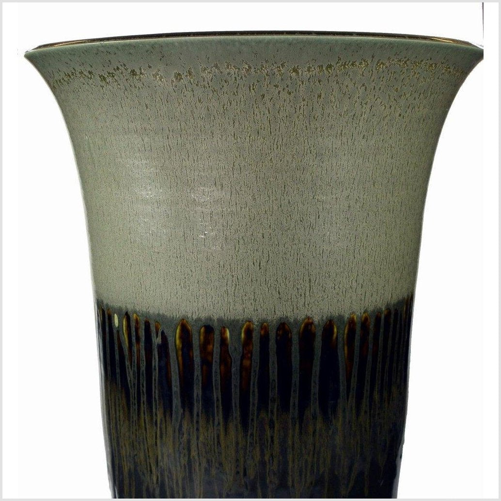 Artisan Large Ceramic Vase-5. Asian & Chinese Furniture, Art, Antiques, Vintage Home Décor for sale at FEA Home