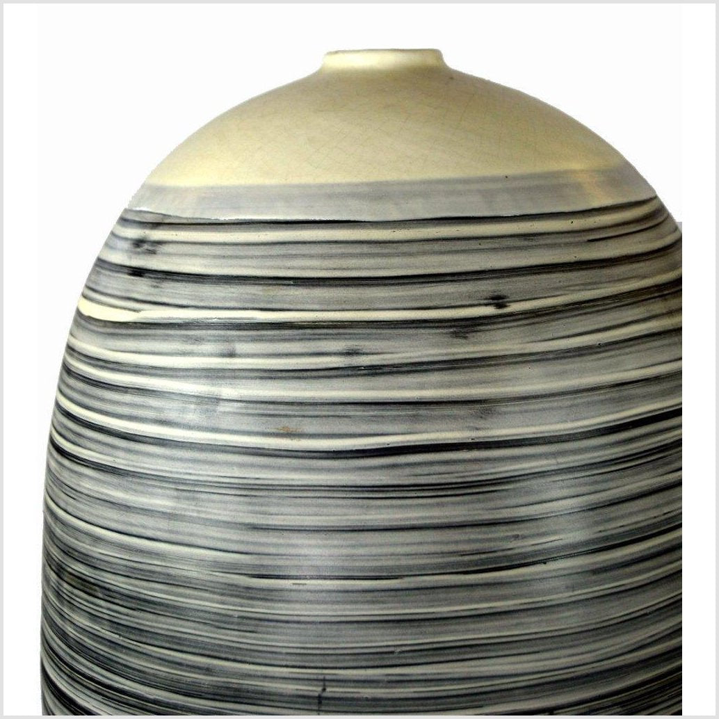 Artisan Large Ceramic Vase-3. Asian & Chinese Furniture, Art, Antiques, Vintage Home Décor for sale at FEA Home