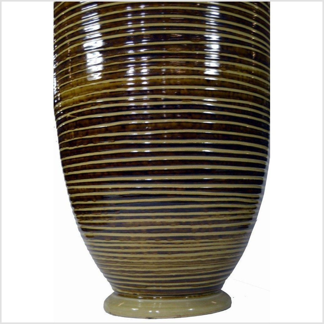 Artisan Large Ceramic Vase-4. Asian & Chinese Furniture, Art, Antiques, Vintage Home Décor for sale at FEA Home