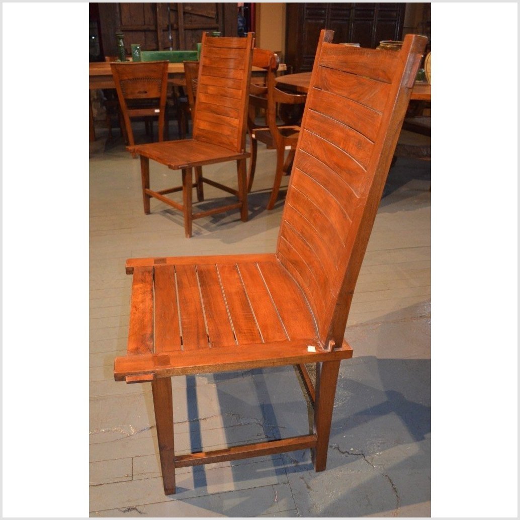 Arts & Crafts Style Armless Chair-3. Asian & Chinese Furniture, Art, Antiques, Vintage Home Décor for sale at FEA Home