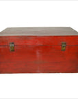 Asian Hand Painted Trunk-8. Asian & Chinese Furniture, Art, Antiques, Vintage Home Décor for sale at FEA Home