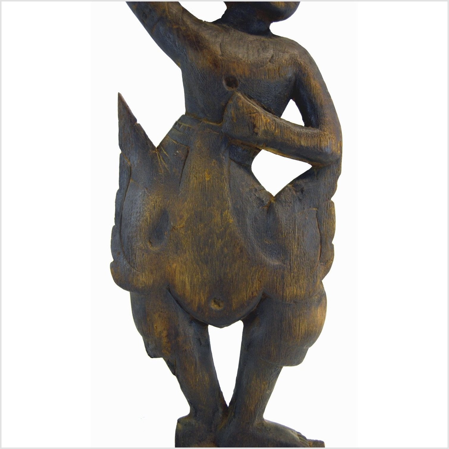 Balinese Hand Carved Temple Dancer-4. Asian & Chinese Furniture, Art, Antiques, Vintage Home Décor for sale at FEA Home
