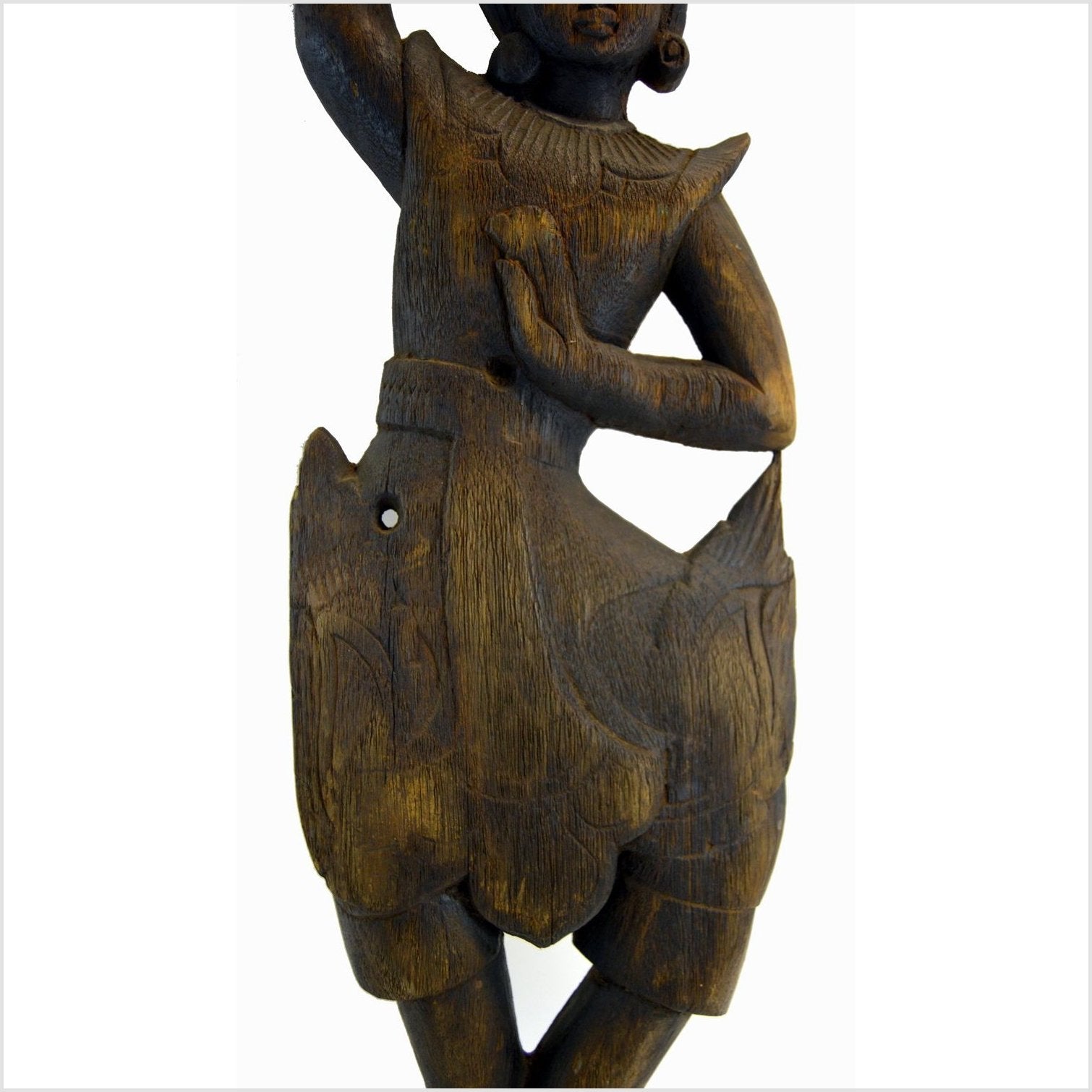 Balinese Hand Carved Temple Dancer-4. Asian & Chinese Furniture, Art, Antiques, Vintage Home Décor for sale at FEA Home