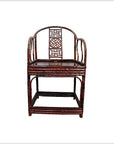 19th Century Bamboo Horseshoe Chair-3. Asian & Chinese Furniture, Art, Antiques, Vintage Home Décor for sale at FEA Home