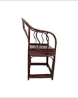 19th Century Bamboo Horseshoe Chair-4. Asian & Chinese Furniture, Art, Antiques, Vintage Home Décor for sale at FEA Home