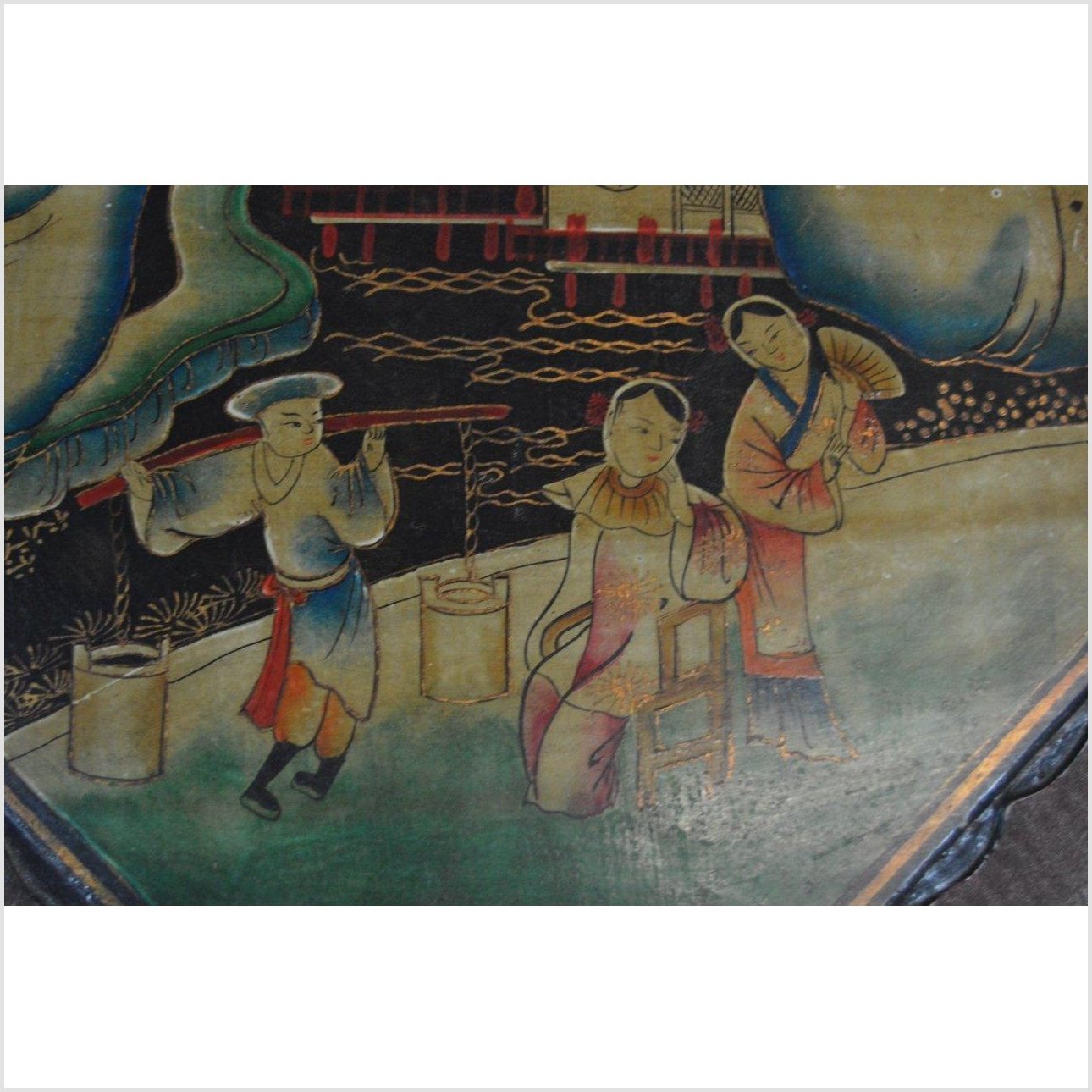 Basket with Top-5. Asian & Chinese Furniture, Art, Antiques, Vintage Home Décor for sale at FEA Home