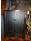 Black Lacquer Chest - Pair Available-1. Asian & Chinese Furniture, Art, Antiques, Vintage Home Décor for sale at FEA Home