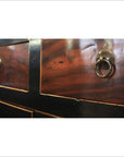 Black & Natural Color Cabinet with Burl Wood Doors-5. Asian & Chinese Furniture, Art, Antiques, Vintage Home Décor for sale at FEA Home
