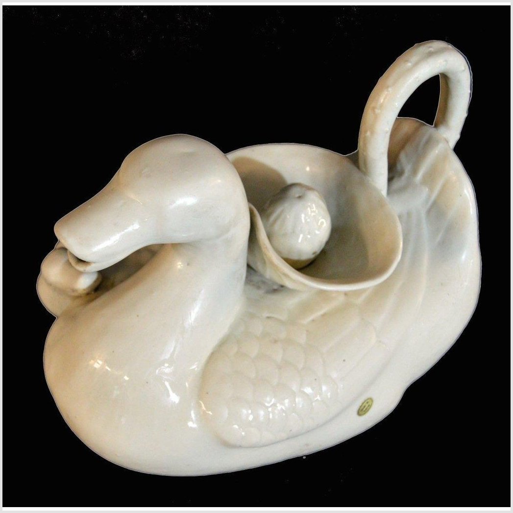 BLANC DE CHINE PORCELAIN Duck-3. Asian & Chinese Furniture, Art, Antiques, Vintage Home Décor for sale at FEA Home