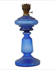 Antique Blue Glass Oil Lamp-4. Asian & Chinese Furniture, Art, Antiques, Vintage Home Décor for sale at FEA Home