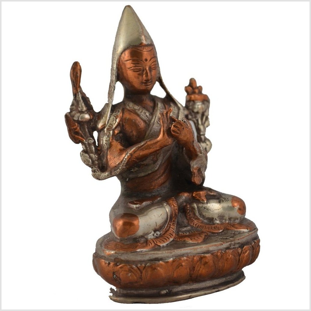 Brass Deity - dispelling fear-3. Asian & Chinese Furniture, Art, Antiques, Vintage Home Décor for sale at FEA Home