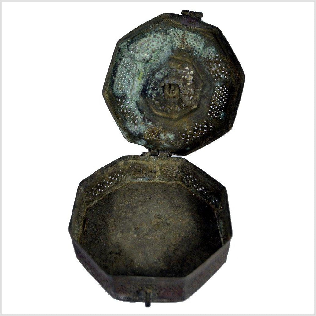 Brass Incense Burner Box-8. Asian & Chinese Furniture, Art, Antiques, Vintage Home Décor for sale at FEA Home