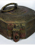Brass Incense Burner Box-1. Asian & Chinese Furniture, Art, Antiques, Vintage Home Décor for sale at FEA Home