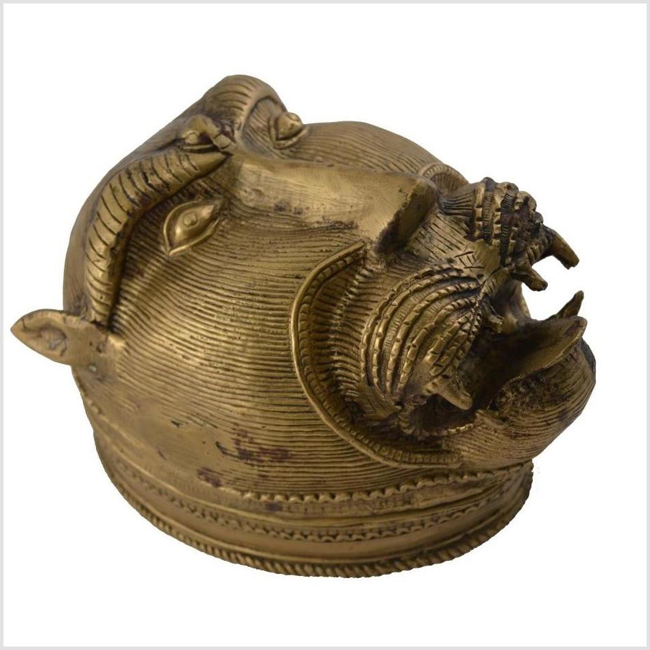 Brass Monkey Head Box-3. Asian & Chinese Furniture, Art, Antiques, Vintage Home Décor for sale at FEA Home