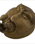 Brass Monkey Head Box-1. Asian & Chinese Furniture, Art, Antiques, Vintage Home Décor for sale at FEA Home