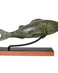 Bronze Fish Sculpture-6. Asian & Chinese Furniture, Art, Antiques, Vintage Home Décor for sale at FEA Home