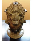 Bronze Guardian Lion Lamp Base-1. Asian & Chinese Furniture, Art, Antiques, Vintage Home Décor for sale at FEA Home