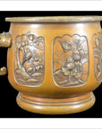 Bronze Japanese Hibachi, Meiji Period-1. Asian & Chinese Furniture, Art, Antiques, Vintage Home Décor for sale at FEA Home
