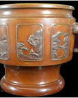 Bronze Japanese Hibachi, Meiji Period-2. Asian & Chinese Furniture, Art, Antiques, Vintage Home Décor for sale at FEA Home