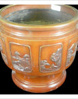 Bronze Japanese Hibachi, Meiji Period-4. Asian & Chinese Furniture, Art, Antiques, Vintage Home Décor for sale at FEA Home