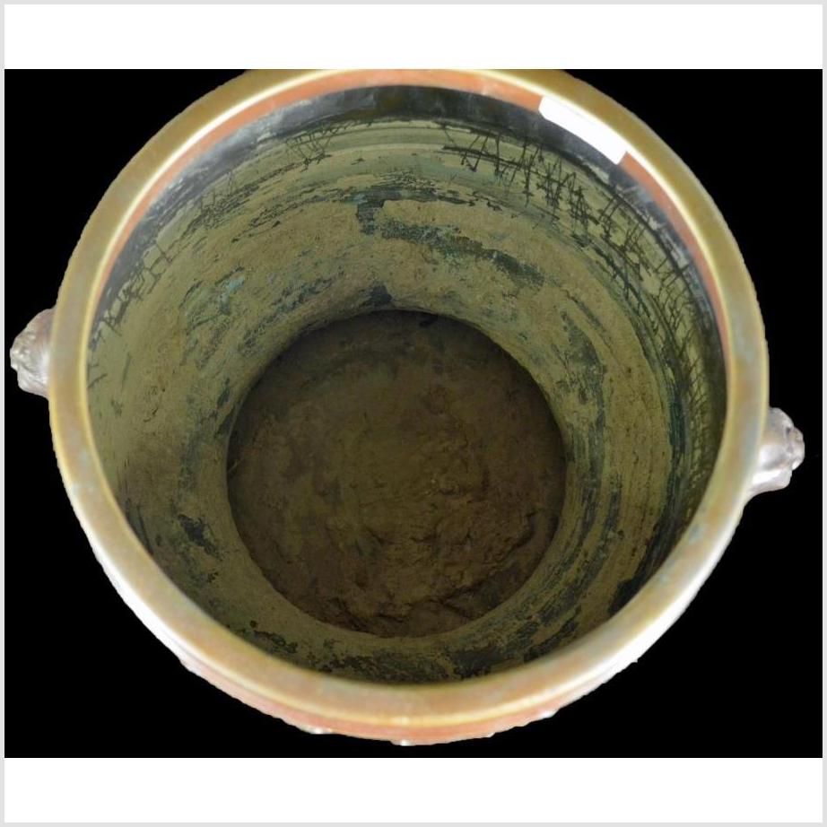 Bronze Japanese Hibachi, Meiji Period-5. Asian & Chinese Furniture, Art, Antiques, Vintage Home Décor for sale at FEA Home